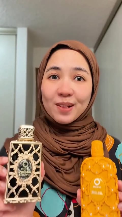 Instagram post by @ra_sha85 for Orientica Perfumes. Caption reads: [...] authenticity verification here:....