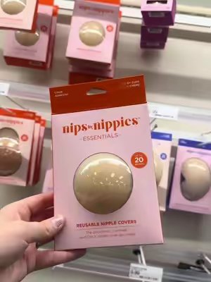 TikTok post by @lexipaige830 for Nippies. Caption reads: come shop with me for nips by @Nippies US....
