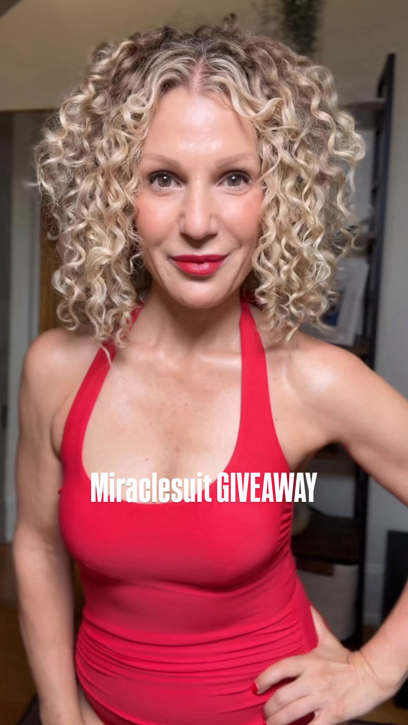 Instagram post by @lisatandthecity for Miraclesuit. Caption reads: [...] This 4th of July, I’m partnering with....