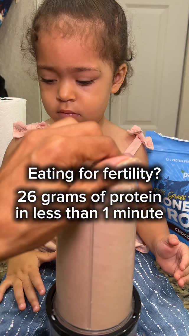 Instagram post by @pregnancyoverforty for Paleovalley. Caption reads: Fast fertility-boosting breakfast 💡 — cottage....