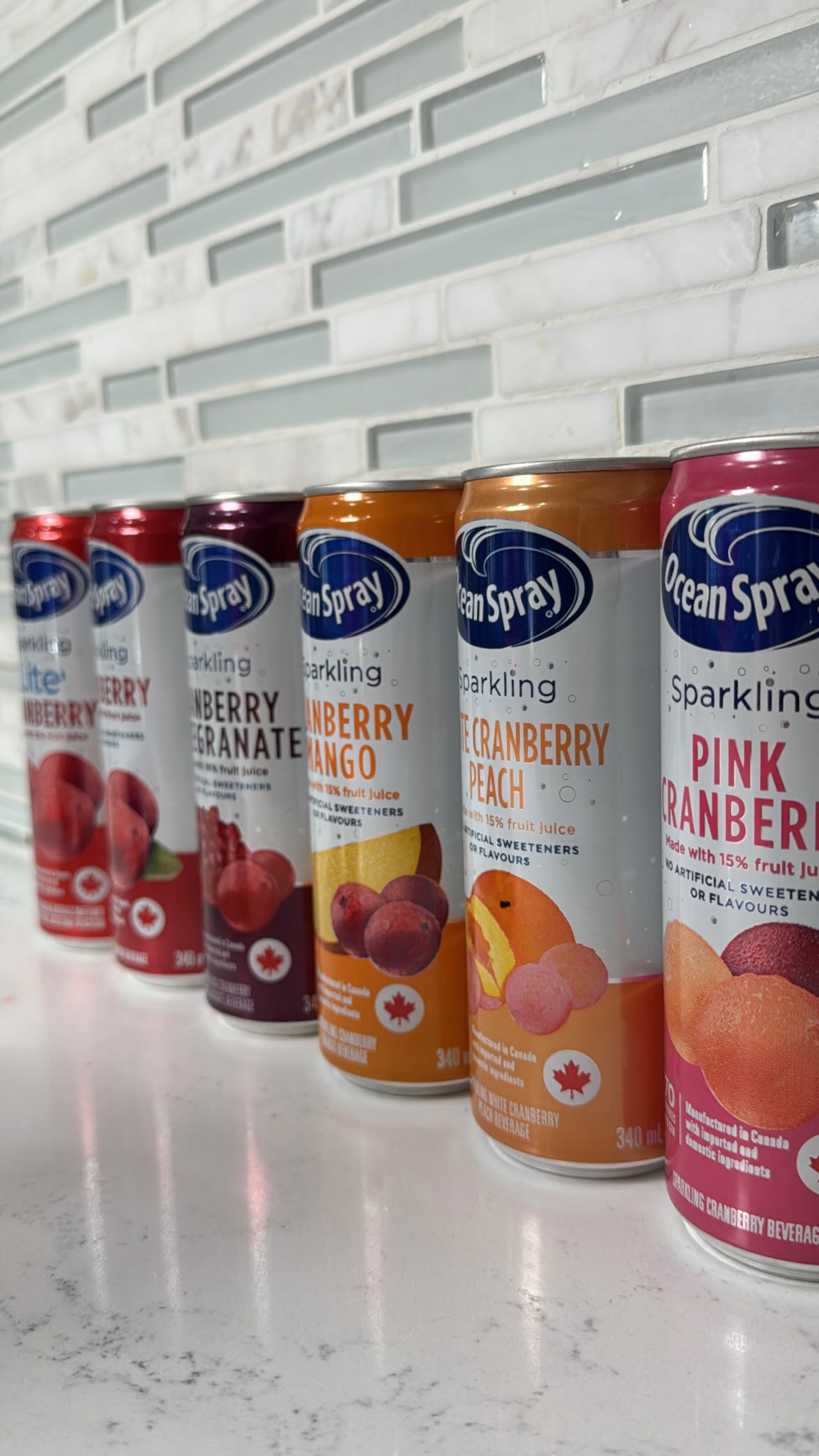 Instagram post by @beautyandgoodbrows for Ocean Spray. Caption reads: Time to add some sparkle to your summer break!....