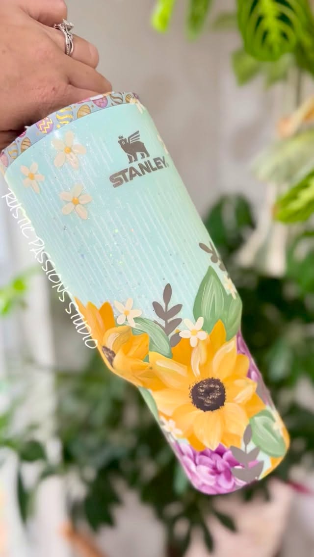 Instagram post by @rusticpassionsstudio for Counter Culture DIY. Caption reads: [...] 🎨Paints: Pop of Color by @counterculturediy....