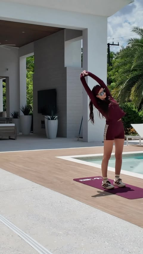 Instagram post by @zorannah for adidas Originals. Caption reads: Slow mornings in Florida 🌴 wearing....