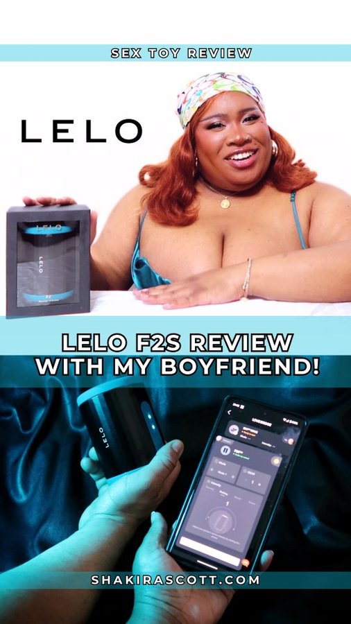 Instagram post by @scottyunfamous for LELO. Caption reads: [...] boyfriend and I reviewed the new....