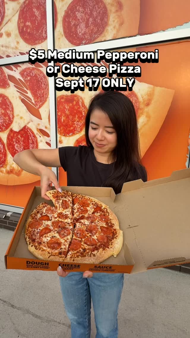 Instagram post by @yyc.cravings for Little Caesars. Caption reads: Celebrate Little Caesars Annual Customer....