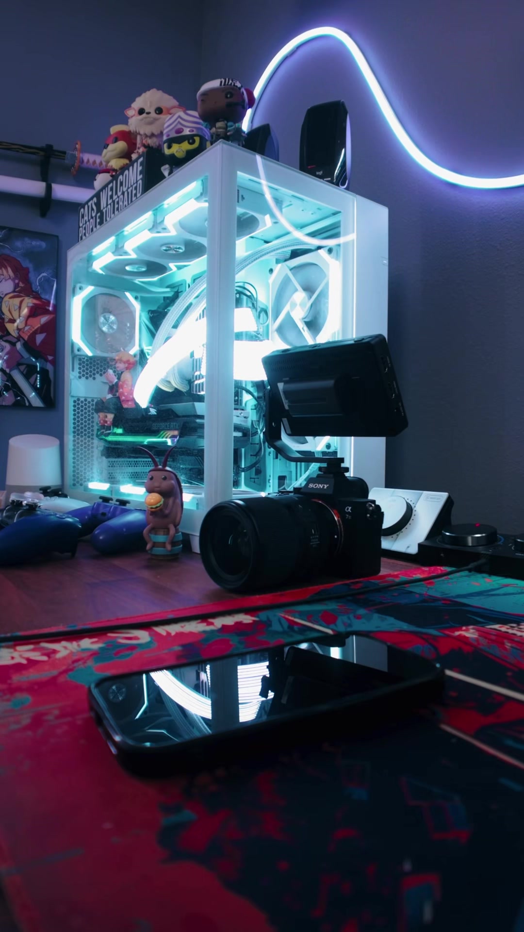 TikTok post by @eightbitmojo for Razer. Caption reads: Big things coming soon 😎 Shoutout to @Razer for....