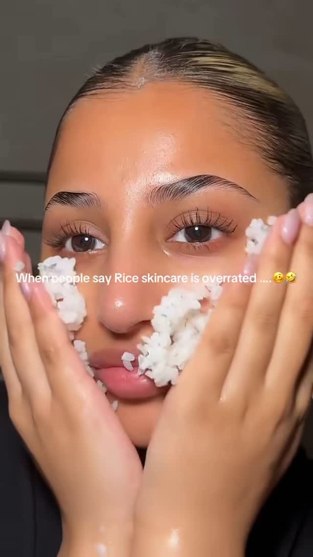 Instagram post by @lailapaul7 for I'm from. Caption reads: Yummiest rice skincare routine with @imfrom_global....
