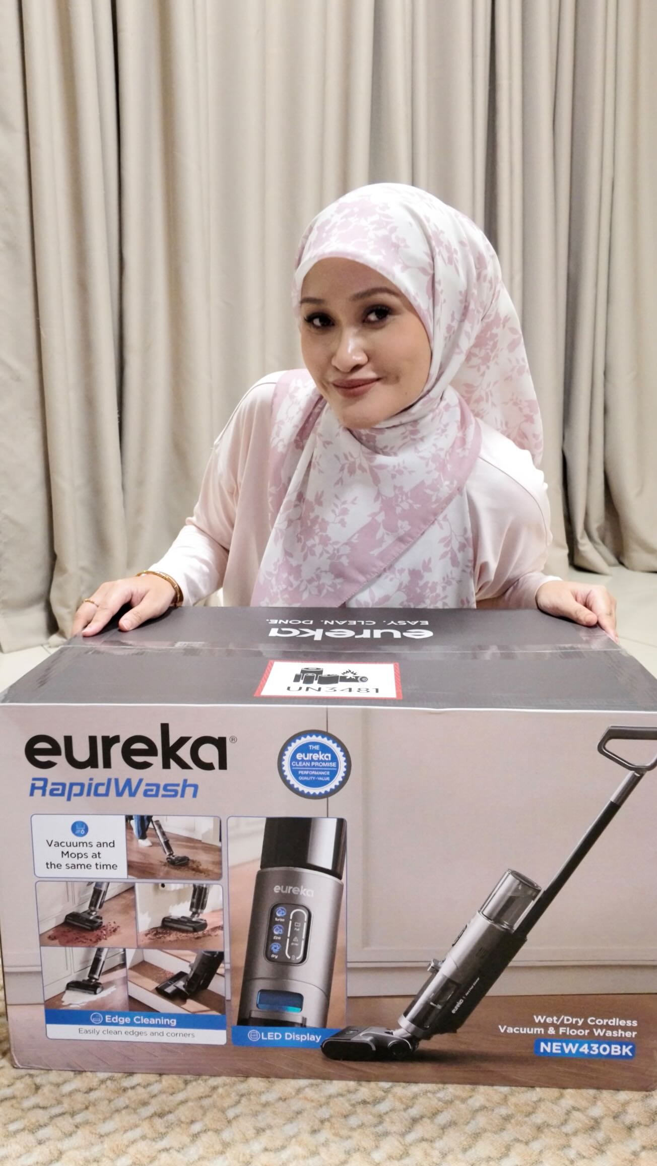 Instagram post by @arratouch for Eureka. Caption reads: For me, Eureka NEW430BK ni memang power weh! 👉....