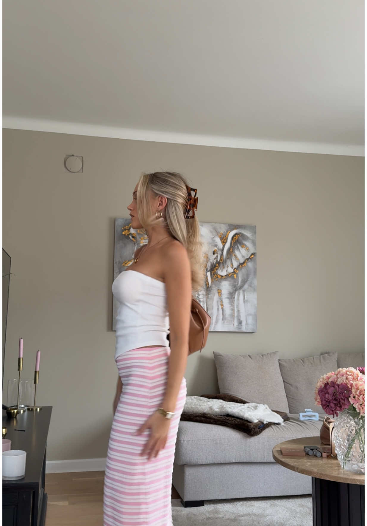 TikTok post by @aasaelisabeth for Nelly. Caption reads: Betald reklam 💘 so ready for cute spring and....