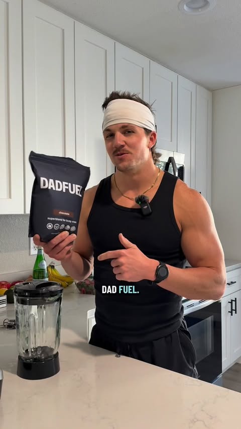Instagram post by @delahaye_jt for DADFUEL. Caption reads: It’s time you make the switch to Dad Fuel to hit....