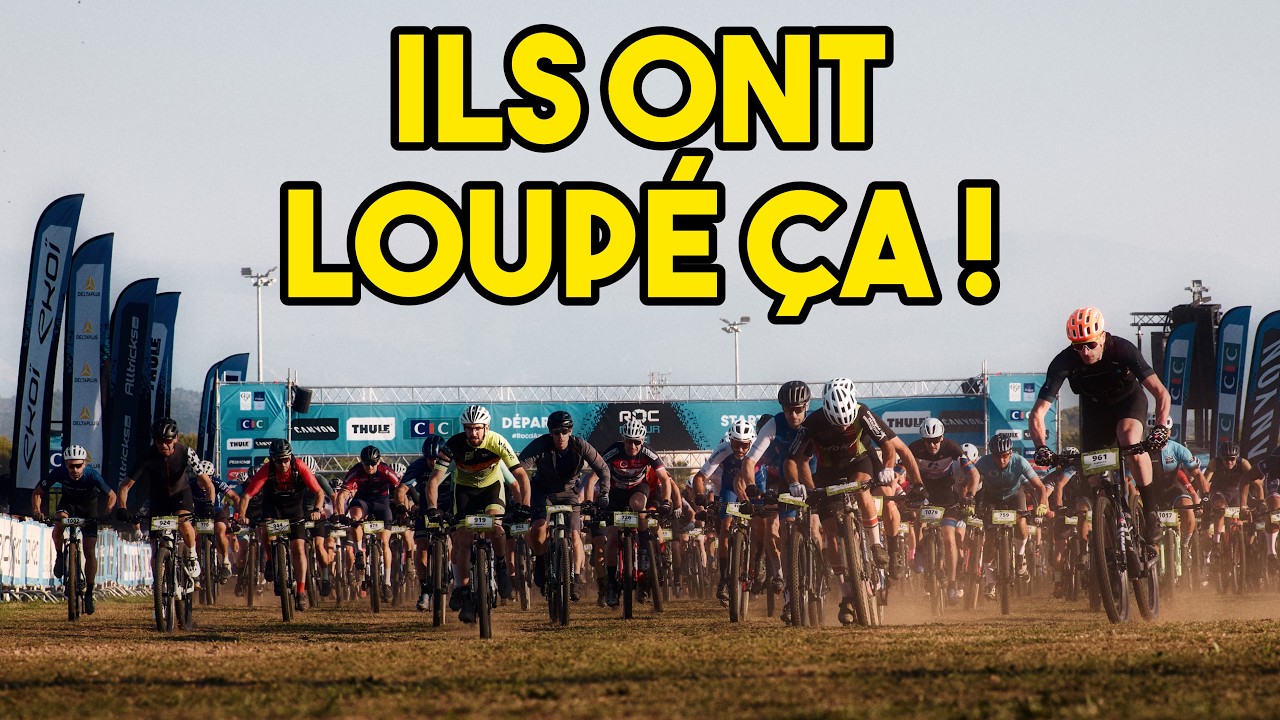 YouTube post by @julienrabier2 for Thule. Caption reads: What you didn't see on the Roc d'Azur!.