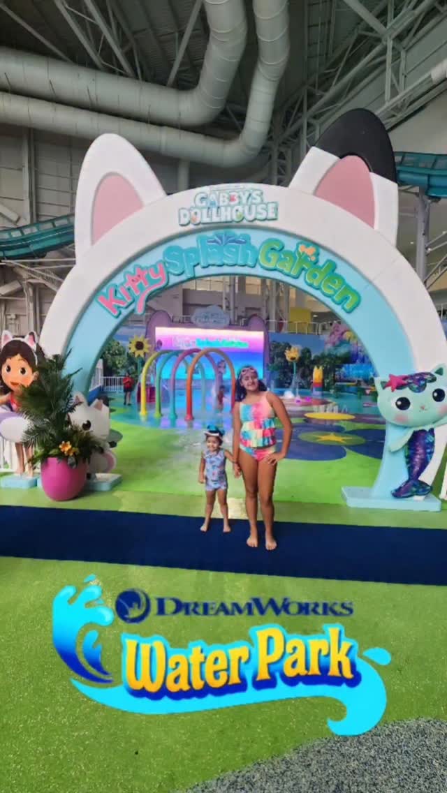 Instagram post by an influencer for American Dream. Caption reads: [...] Water Park inside the American Dream Mall!....