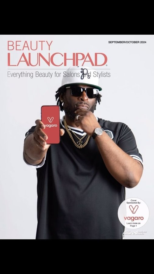 Instagram post by @popular_nobody for Beauty Launchpad. Caption reads: 😎 Enter our September/October issue (in our 🔗 in....