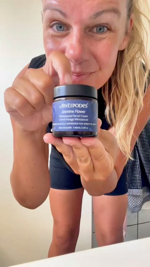 Instagram post by @emma.mildon for Antipodes Skincare. Caption reads: [...] obsession! 🌼 

I tried the new....