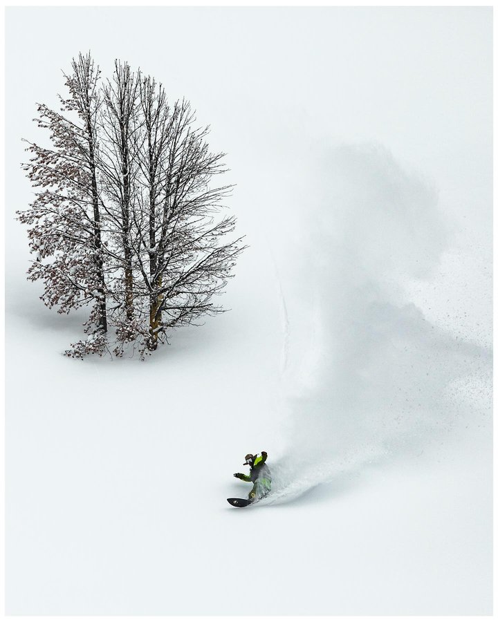 Instagram post by @keeganrice for Smartwool. Caption reads: [...] \\ this first frame ran as a @smartwool ad,....