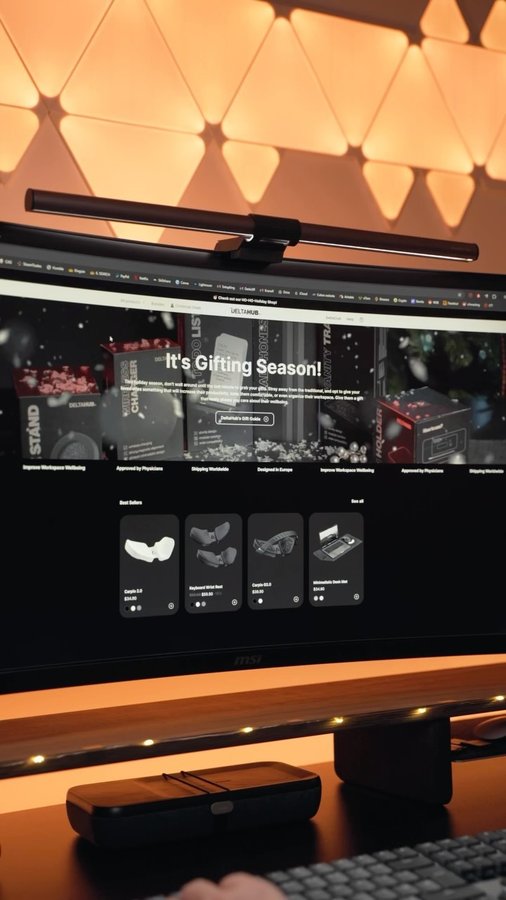 Instagram post by @blackprism for DeltaHub. Caption reads: [...] I'm currently using). . . . . . #deltahub....