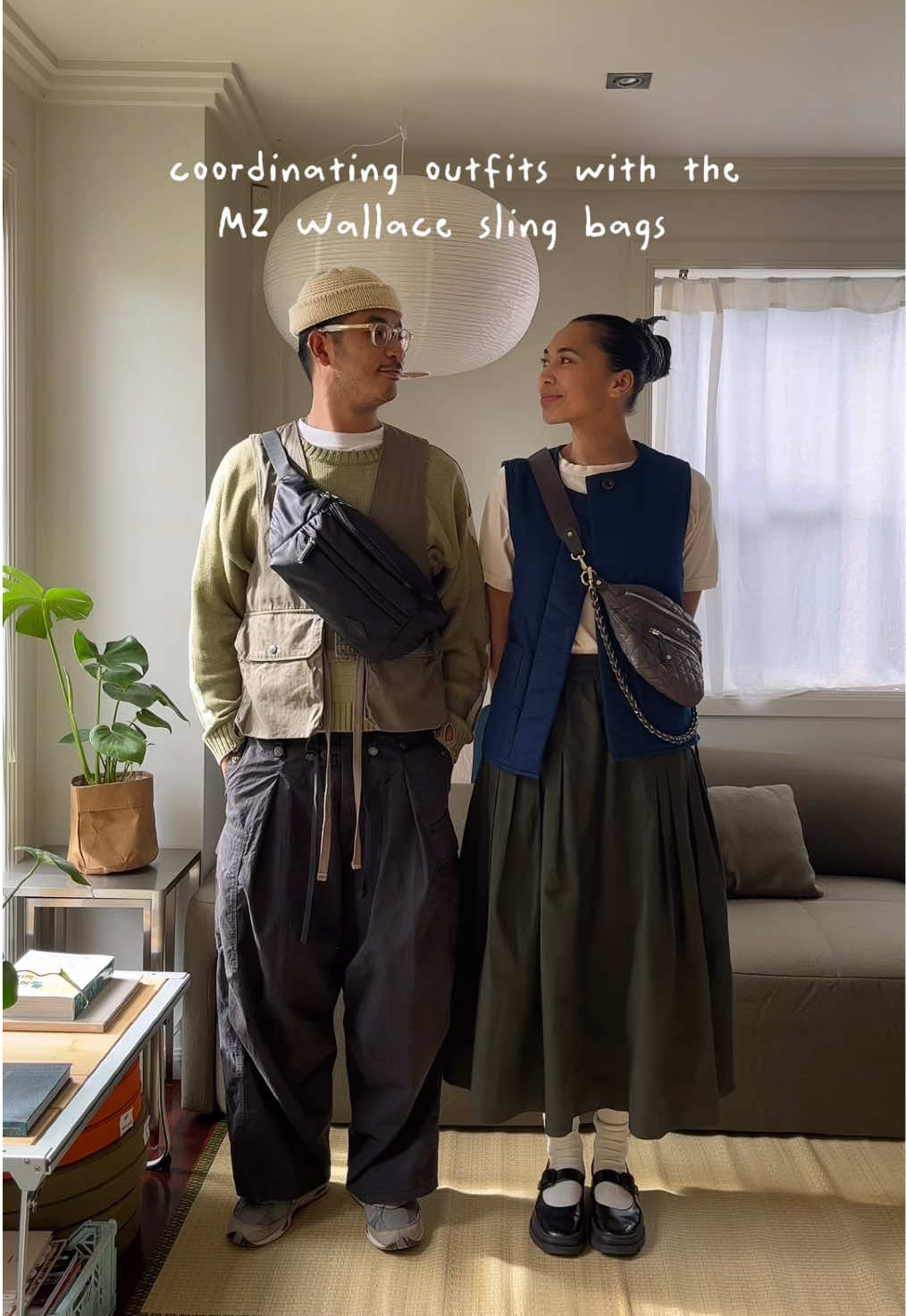 TikTok post by @vasitii for MZ Wallace. Caption reads: we don’t match, we coordinate with the @MZ Wallace....