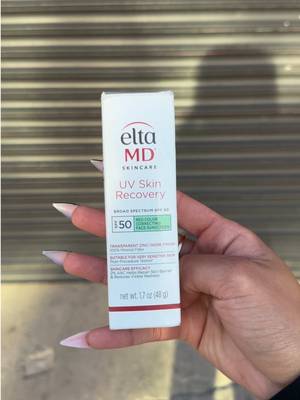 TikTok post by @ange1kors for EltaMD. Caption reads: [...] sensitive skin people this is for you !....