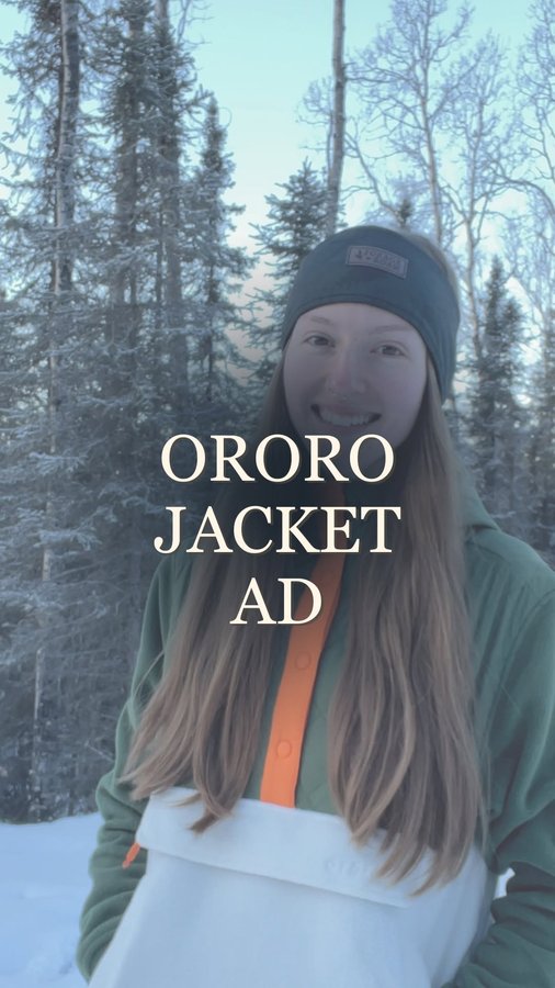 Instagram post by @fiddleheadacres for ororo Heated Apparel. Caption reads: For those on Instagram: I’ve linked this jacket in....