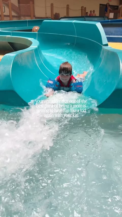 Instagram post by @natalie.kiddey for Great Wolf Lodge. Caption reads: Who knew a weekend away at @greatwolflodge was the....