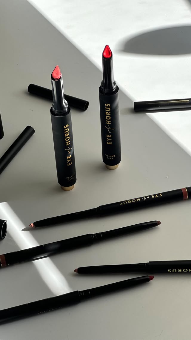 Instagram post by @neha_ethicalbeauty for Eye of Horus Cosmetics. Caption reads: [...] like me, you’ll love the NEW....