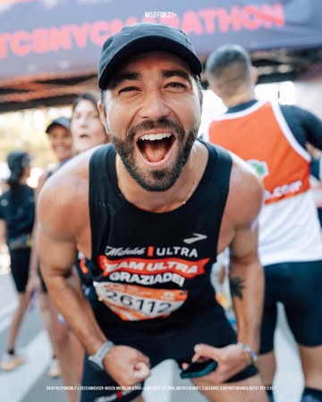 Instagram post by @joeygraziadei for Michelob ULTRA. Caption reads: 26.2 down! What a weekend with @micheloblultra -....