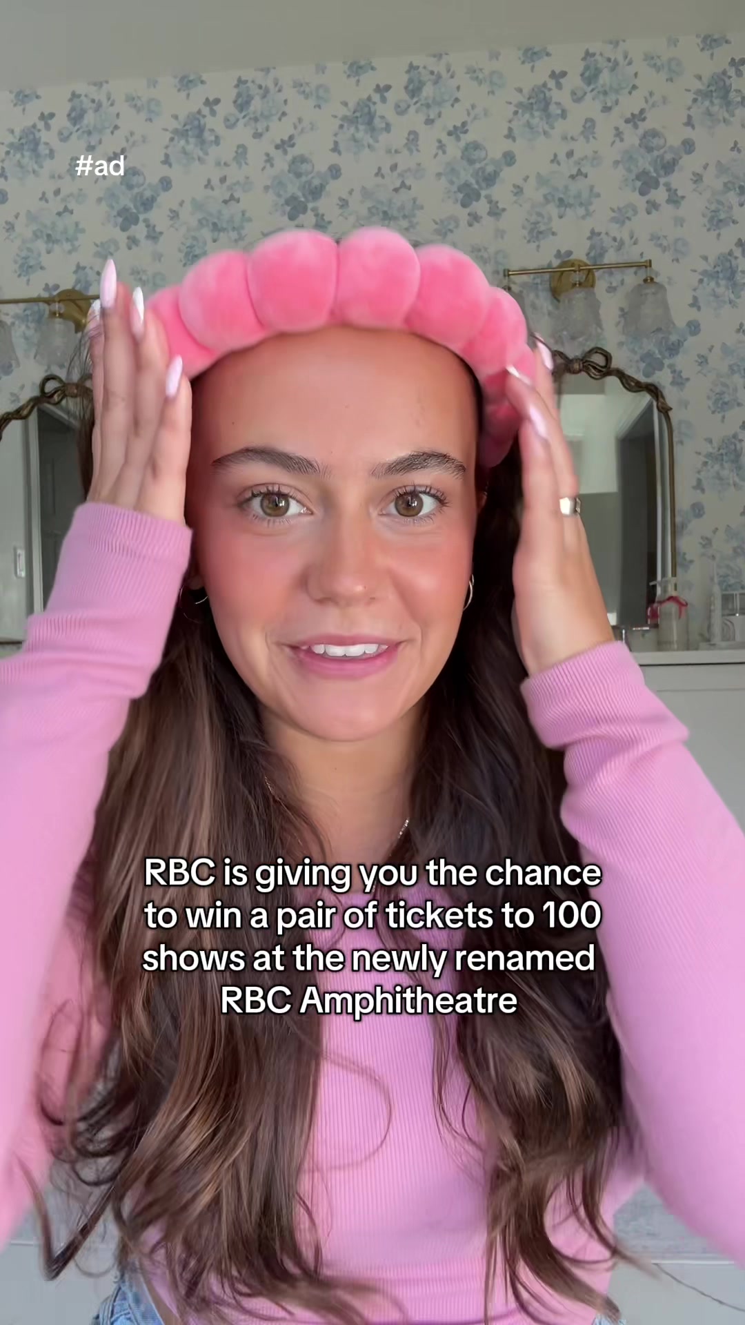 TikTok post by @spencer.barbosa for RBC. Caption reads: #ad A chance to win tickets to 100 concerts at the....