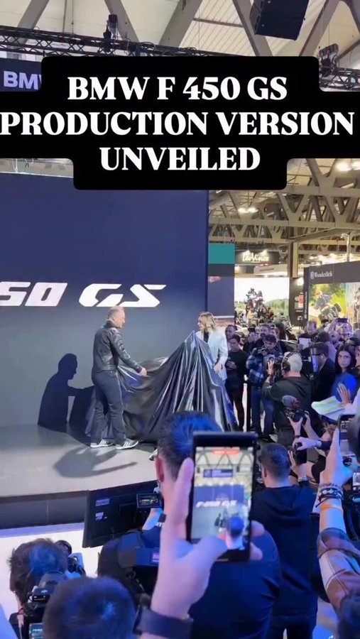 Instagram post by @bikewithatul for BMW Motorrad. Caption reads: Wait its over Bmw F 450 Gs Adv 

@bikewithatul....