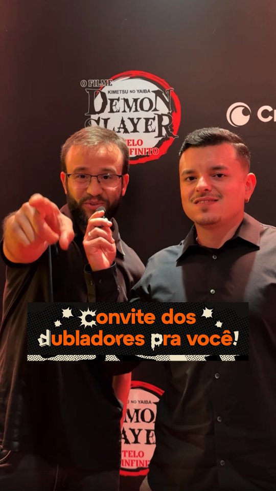 Instagram post by @jrfranciscojunior for Crunchyroll. Caption reads: O time veio em peso convocar todo mundo pra ir....