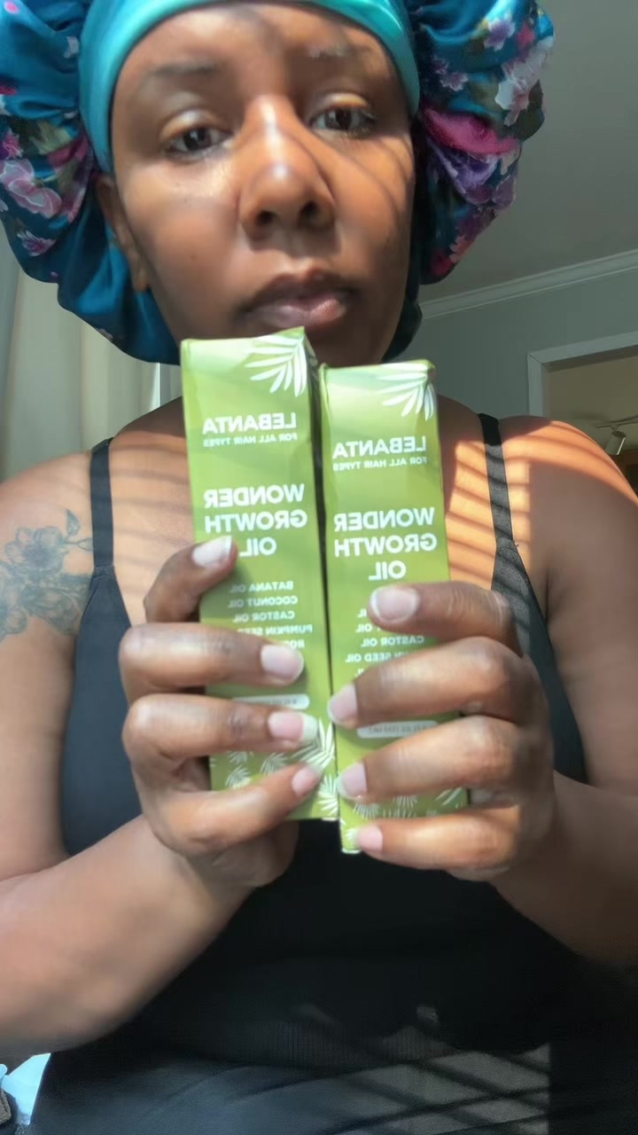 TikTok post by @desdill for Lebanta Haircare. Caption reads: Ok @Lebanta Haircare let’s see what you talkin....