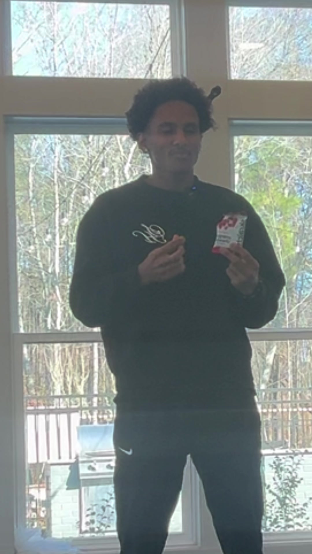 TikTok post by @iworkthehardest for Skratch Labs. Caption reads: [...] 😂😂😂😂 @spanishfly.atl  .. Those @Skratch....