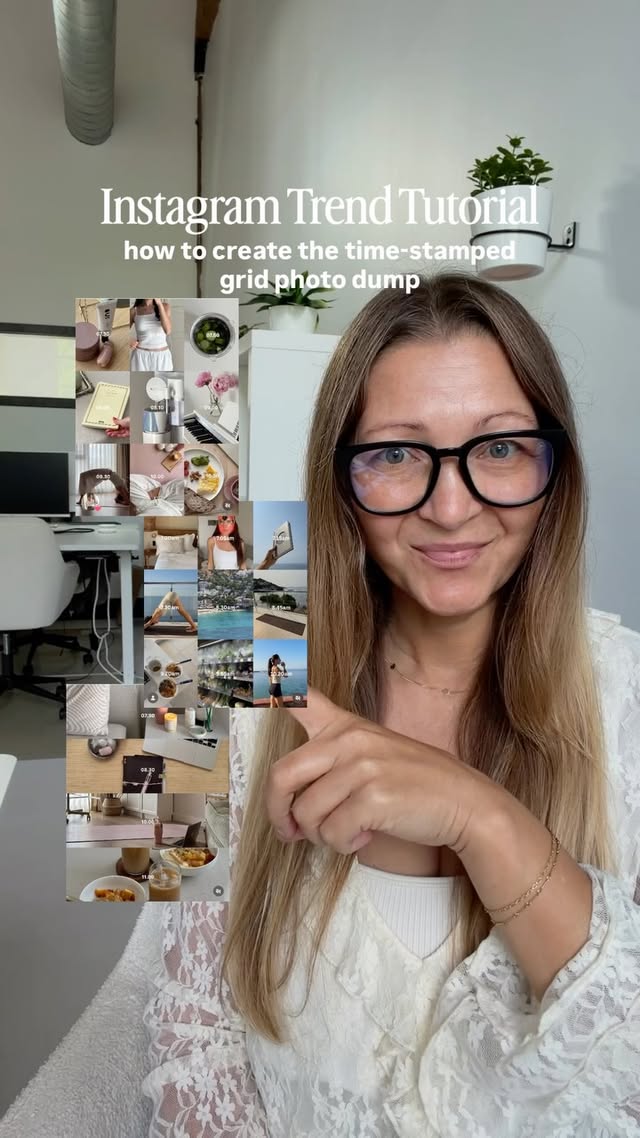 Instagram post by @elasmarketingservices for Adobe Express. Caption reads: [...] can find the link in my bio. Or try Adobe....