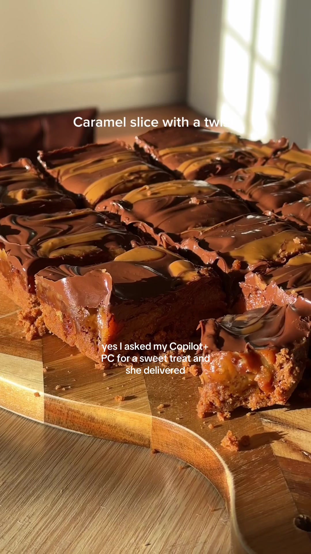 TikTok post by @tinaprovis for Windows. Caption reads: It’s totally normal to ask your computer for a....