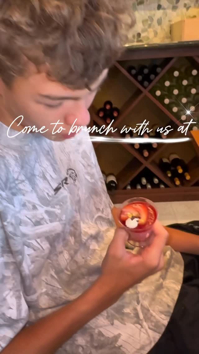 Instagram post by @brothersandmother for Kalahari Resorts. Caption reads: Fall fits + warm drinks + the most delicious....