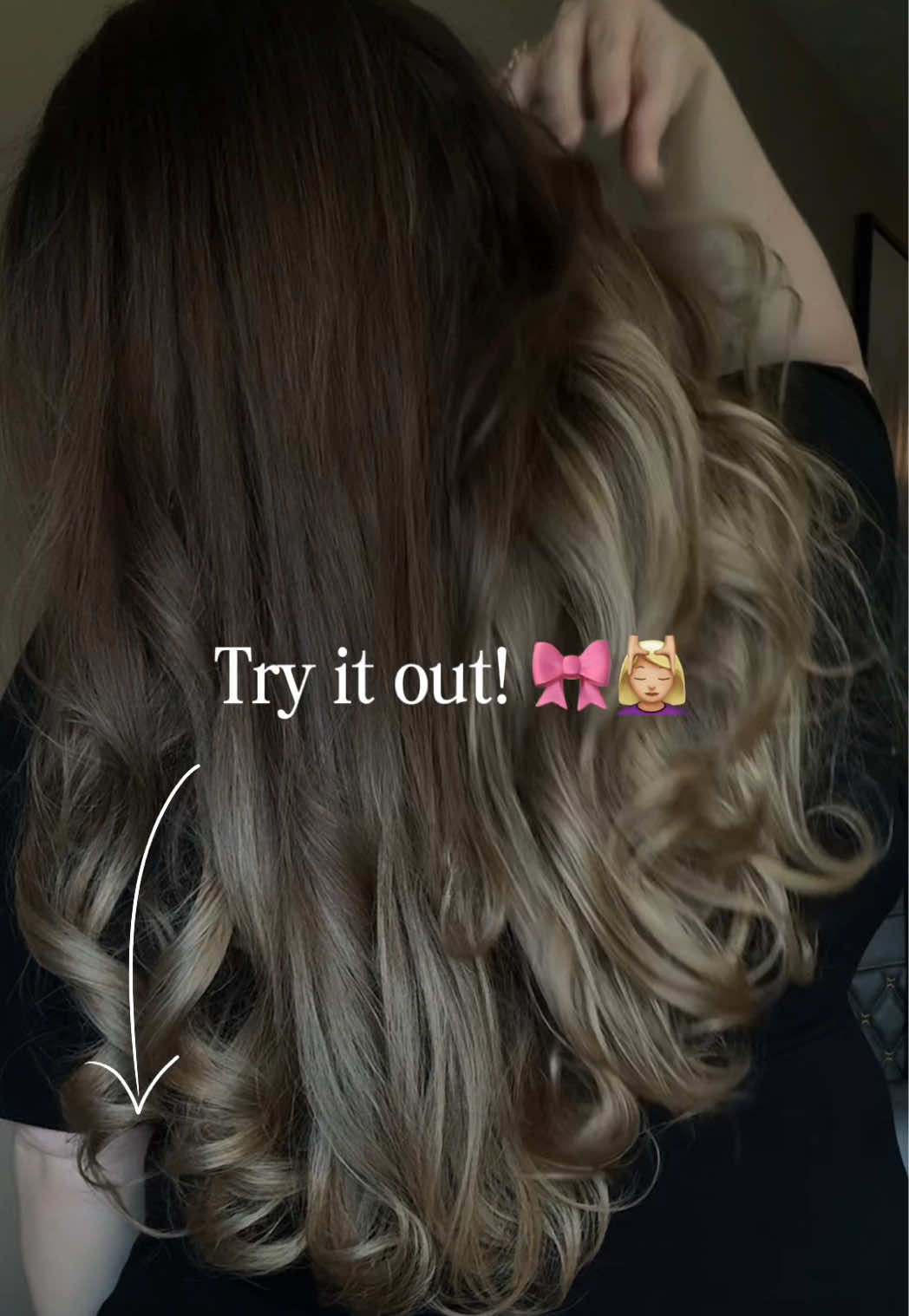 TikTok post by @kaeleighelizabeth for Tideway. Caption reads: [...] with this 6 in 1 air styler from Tideway.....