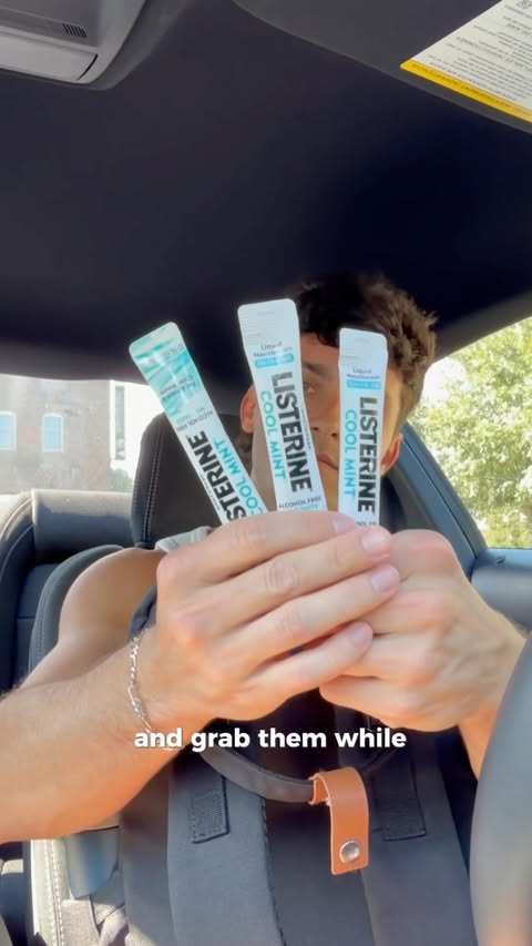 Instagram post by @cooperjay for LISTERINE. Caption reads: #LISTERINEpartner My days are usually spent [...].