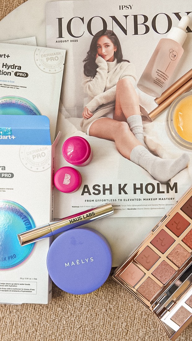 Instagram post by @kate_romanoff for Briogeo. Caption reads: August @IPSY Icon Box  Unboxing! 

#GiftedbyIPSY....