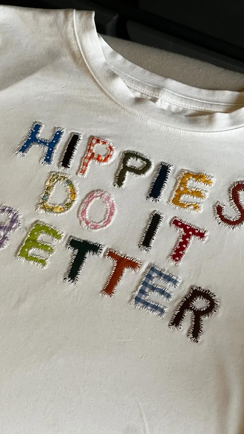 Instagram post by @sallydarrgriffin for Mad Hippie. Caption reads: Hippies do it better 💗🌈🪴🌎🌞 @madhippiebeauty....