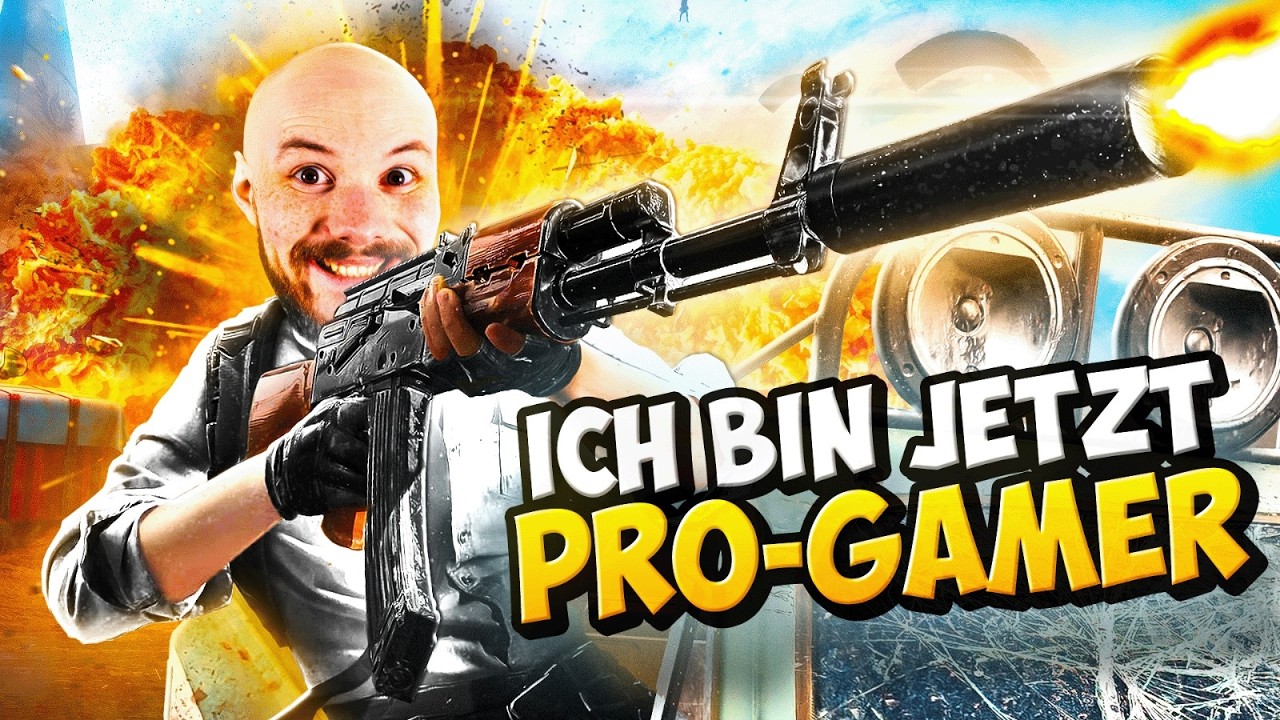 YouTube post by @Jodarum for MANSCAPED. Caption reads: Ich habe an einem PUBG Turnier teilgenommen...