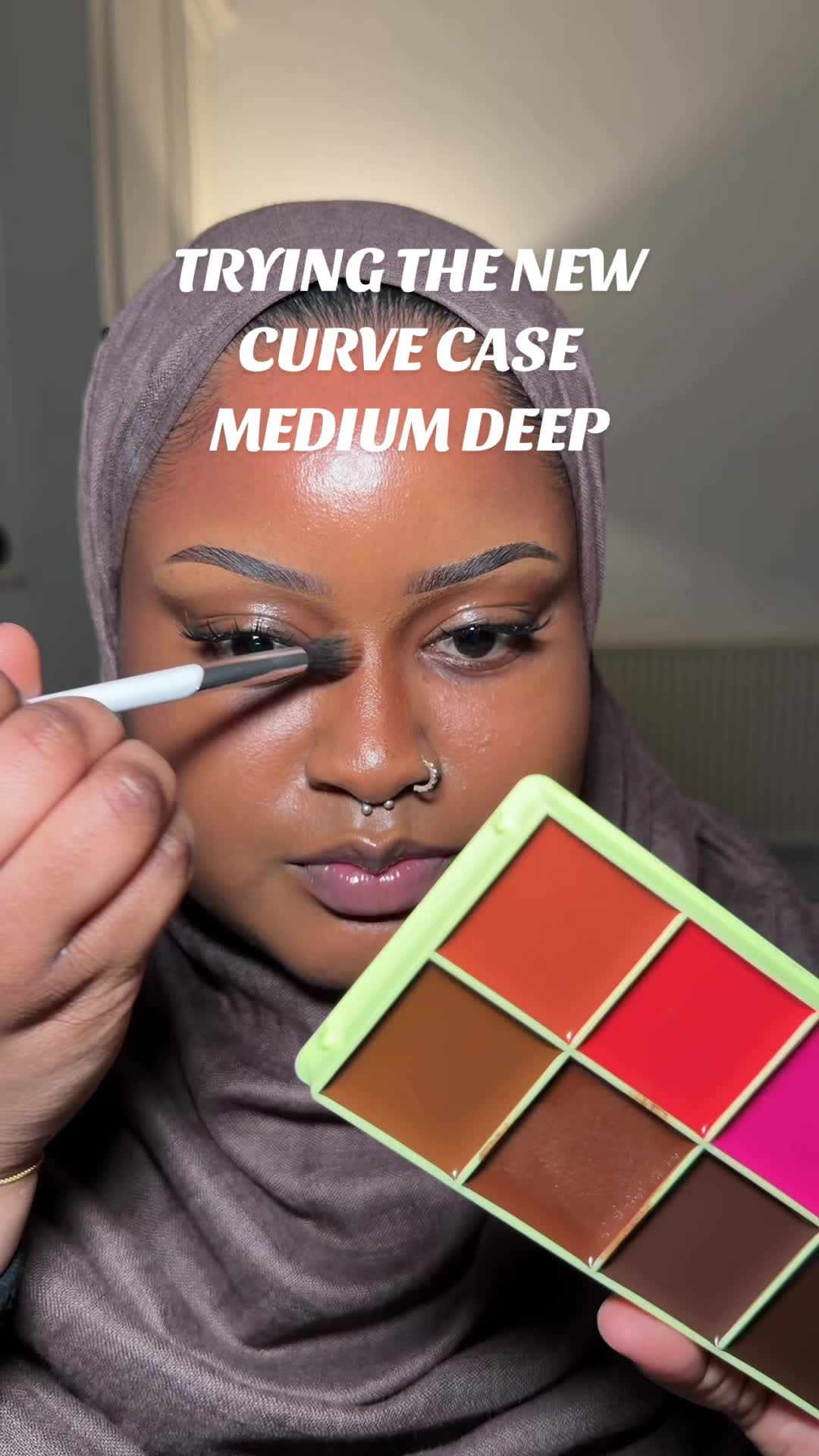 TikTok post by @tooaliyah_ for MADE BY MITCHELL. Caption reads: [...] the medium deep curve case by....