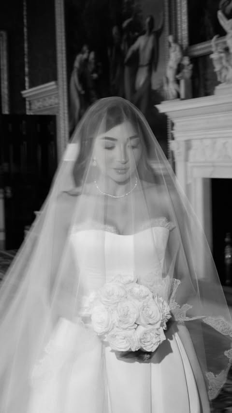Instagram post by @amelialiana for Monica Vinader Official. Caption reads: let’s surprise my girls with some bridesmaids....