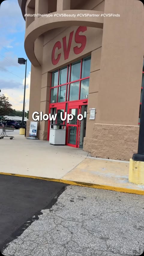 Instagram post by @shellyraycreates for CVS Pharmacy. Caption reads: My quick CVS fall glow-up starts with skincare,....