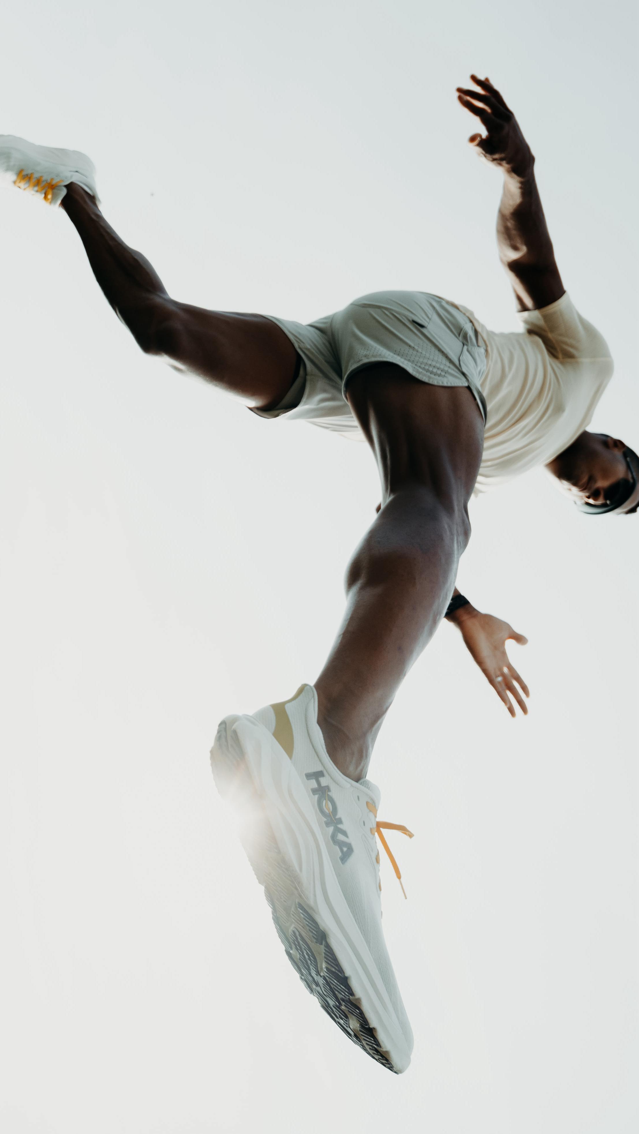 Instagram post by an influencer for HOKA. Caption reads: #HOKAPartner Just dropped into my [...].