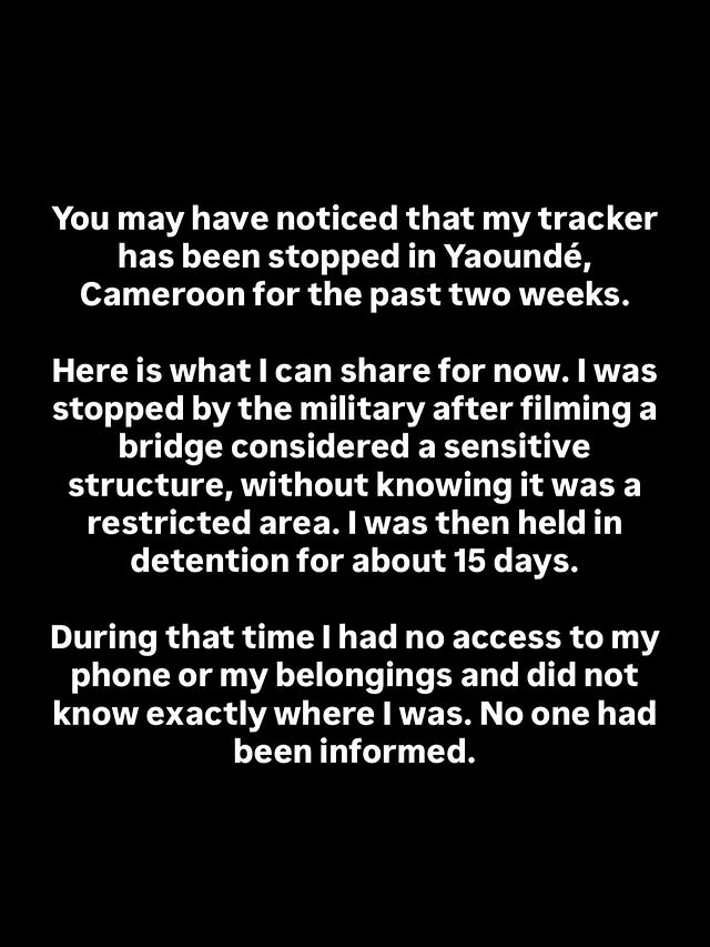 Instagram post by @adrien__liechti for COROS. Caption reads: You may have noticed that my tracker has been....