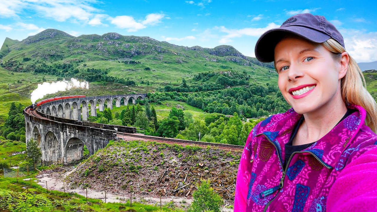 YouTube post by @ruthaisling for Ekster. Caption reads: I Tried A Scottish Highlands Campervan Road Trip.