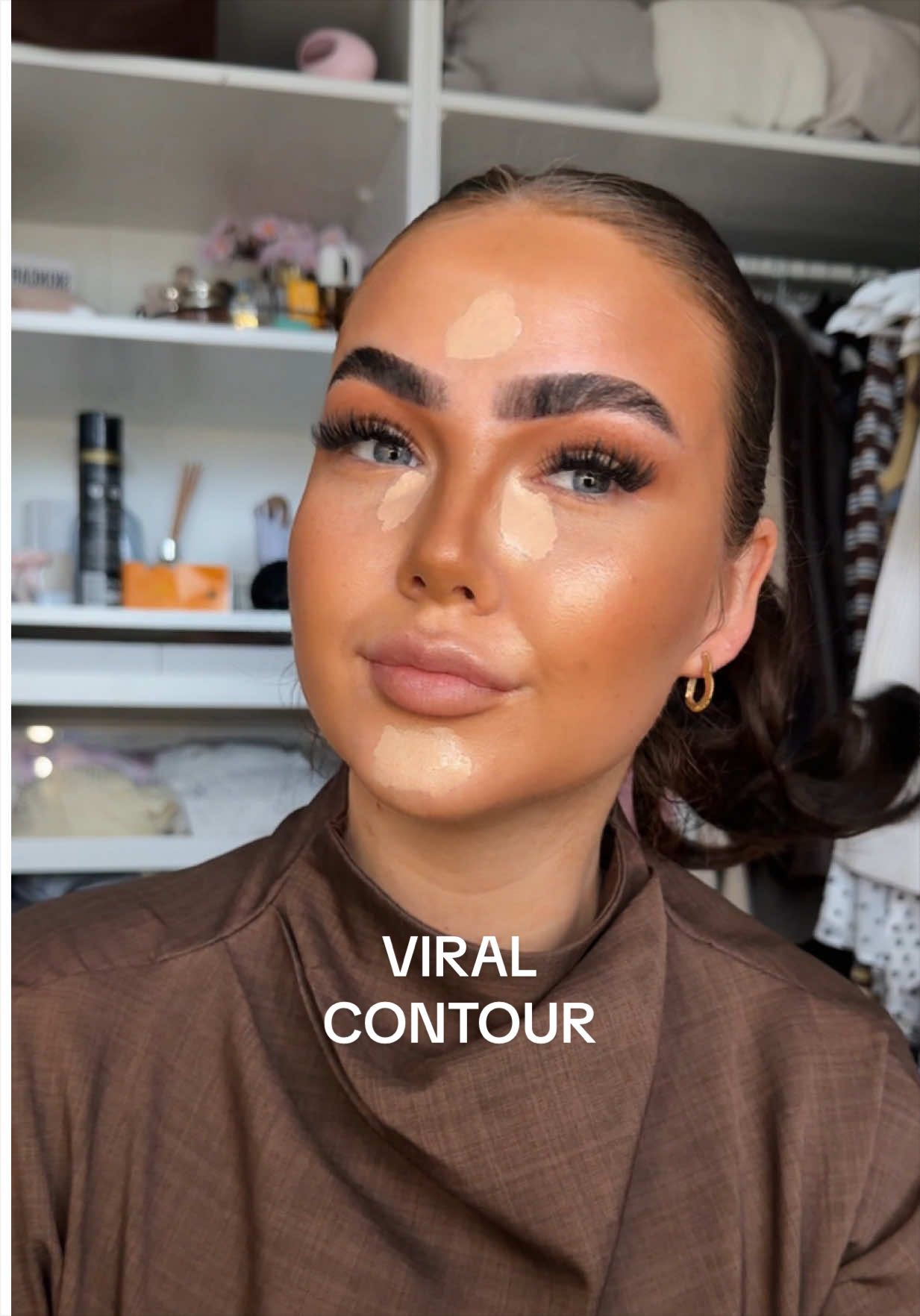 TikTok post by an influencer for LYS Beauty. Caption reads: I use shade harmony🫶 @LYS Beauty UK #lysbeauty....