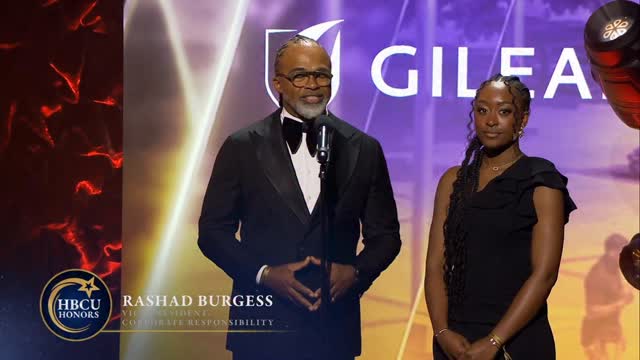 Instagram post by @hbcu_honors for BET Networks. Caption reads: We’re proud to partner with @gileadsciences to....