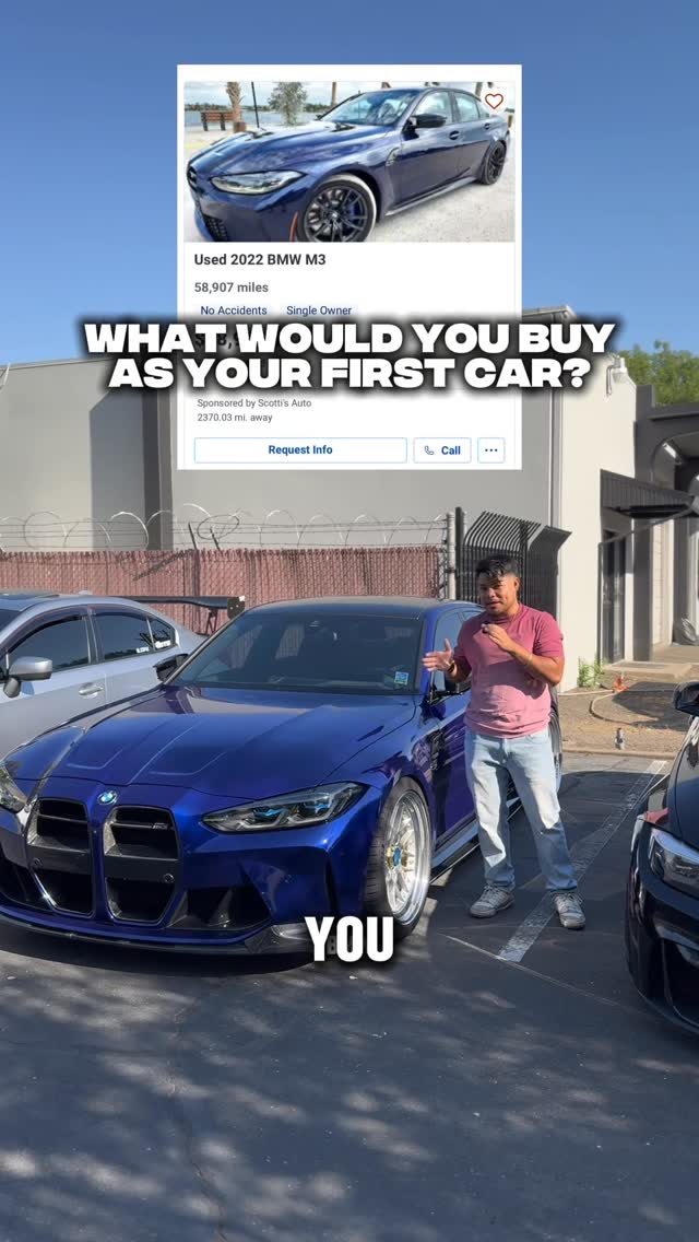 Instagram post by @bedistinct_ for Autotrader. Caption reads: @Autotrader_com has a car for every dream build,....