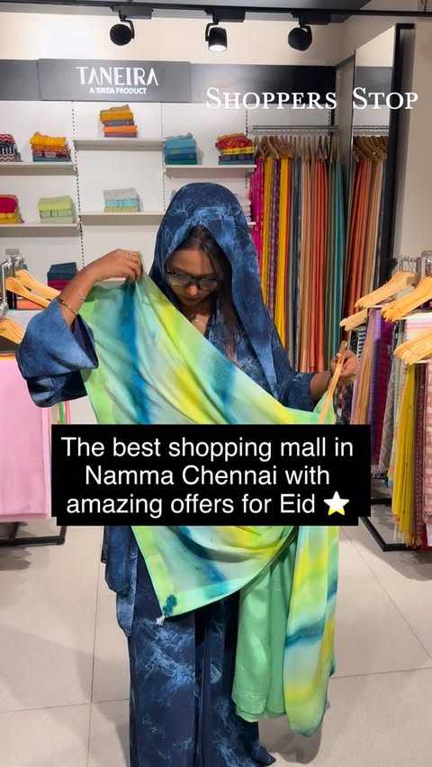Instagram post by @chennai_eats for Shoppers Stop. Caption reads: [...] we found everything we needed at Shoppers....