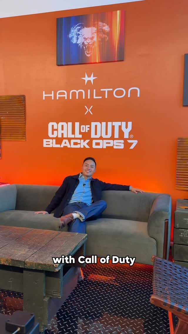 Instagram post by @theminutemon for Call of Duty. Caption reads: [...] Video Games check out the Hamilton x Call of....
